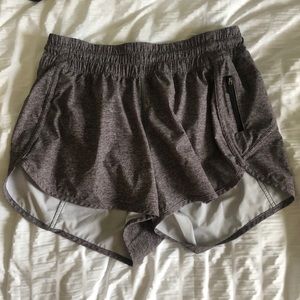 Lululemon Grey 4” tracker shorts size 10